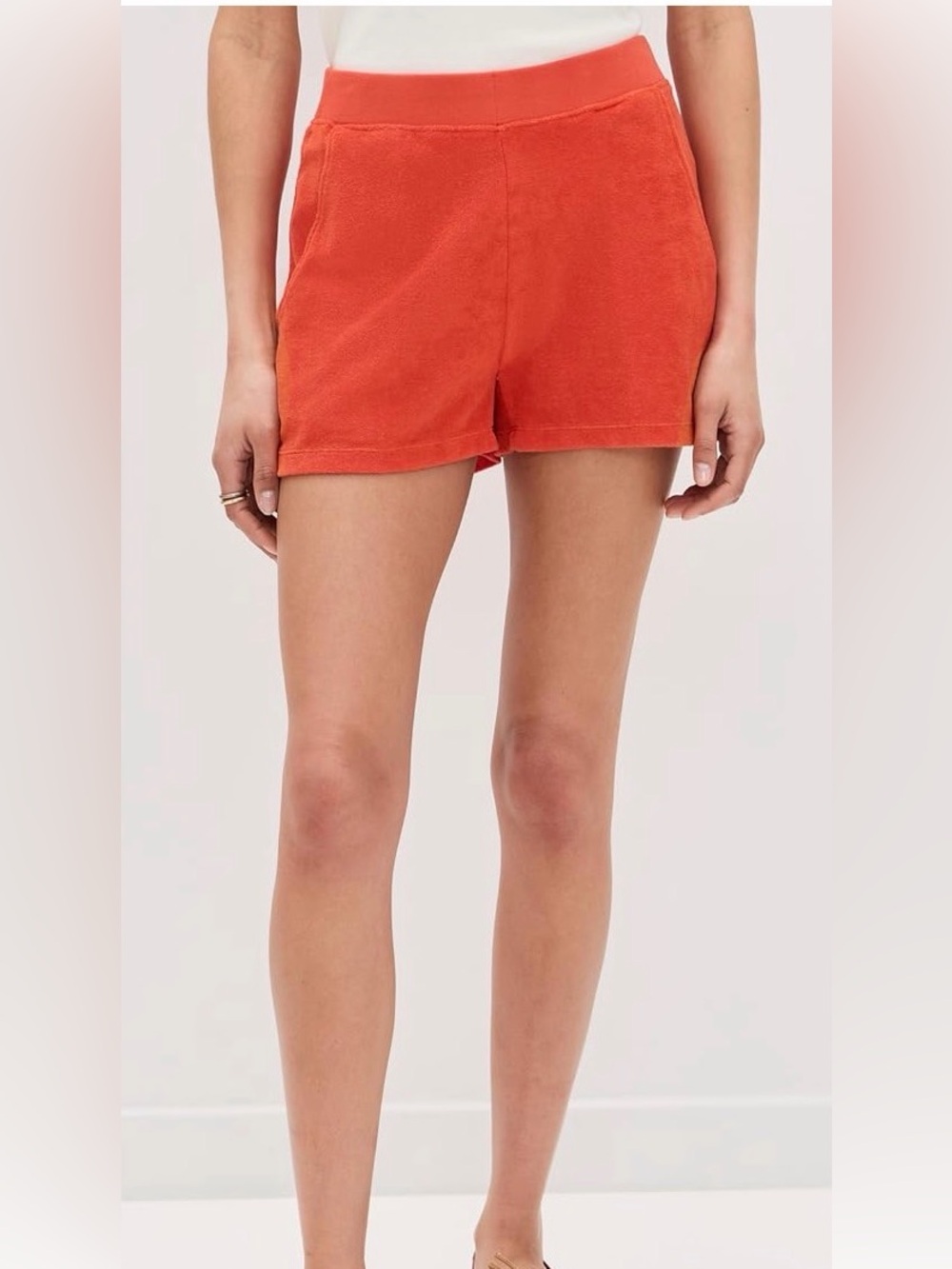 KULE Poppy Terry Cloth Shorts Size M | Beach Lounge Resort Summer Shorts